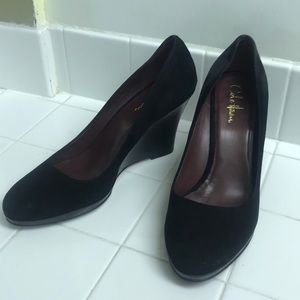 Cole haan. Never worn suede wedges
